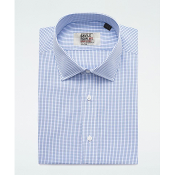 Microcheck Blue Shirt
